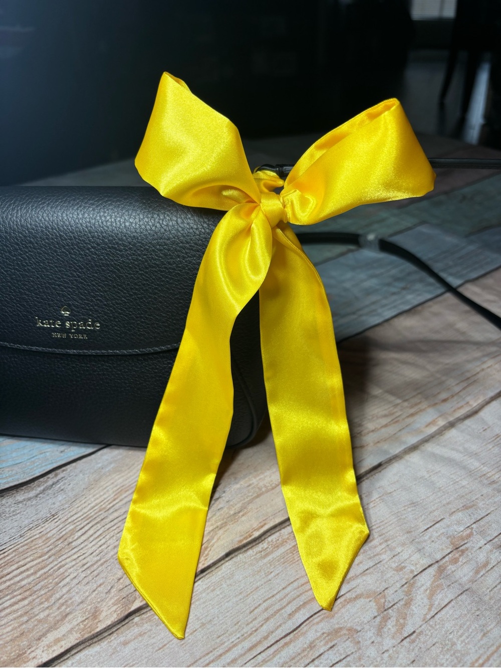 New Bright Yellow Satin Scarf Tie Twilly Purse Bag 1.5” x 40”